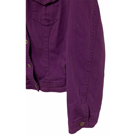 One World Jean Jacket Purple - Picture 5 of 7